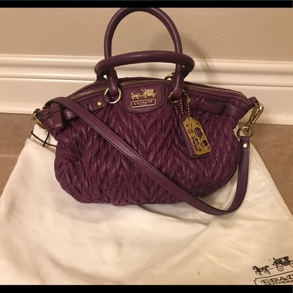 Coach Sophia Satchel + Matching Wallet!